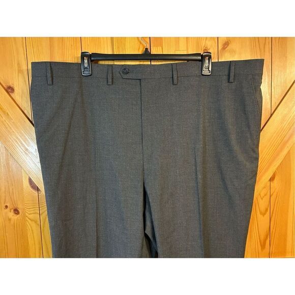 Shaquille O'Neal XLG Big and Tall Stretch Fabric Classic Fit Flat Front Suit Pa - Picture 3 of 7